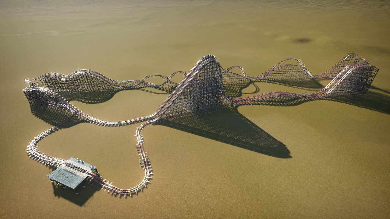 Twisted Colossos — Planet Coaster Workshop preview
