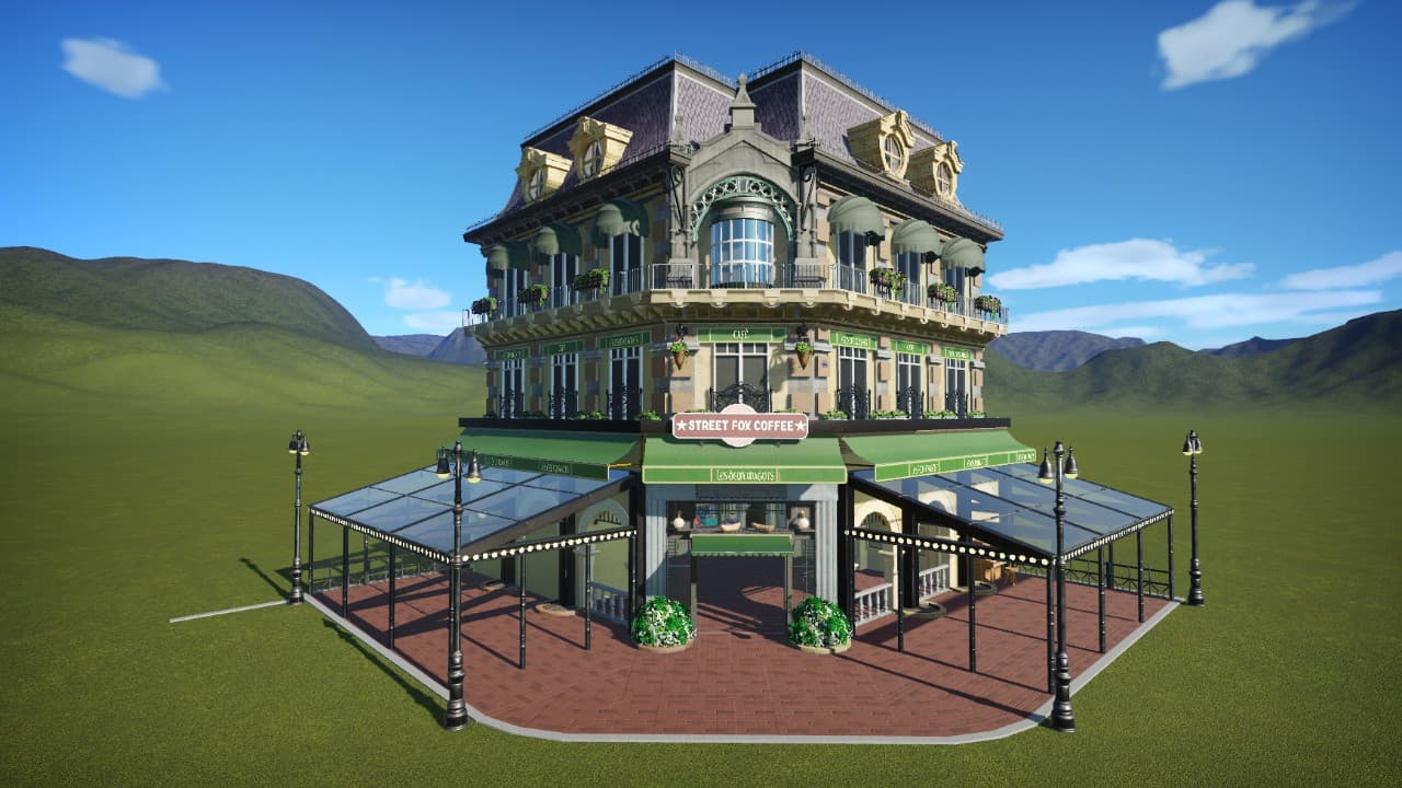 LES DEUX MAGOTS — Planet Coaster Workshop preview