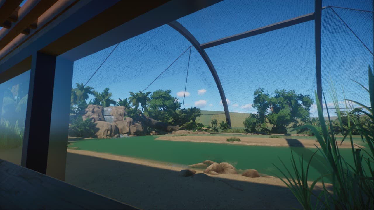 Modern Wetlands Aviary (Flamingo Habitat) — Planet Zoo Workshop preview