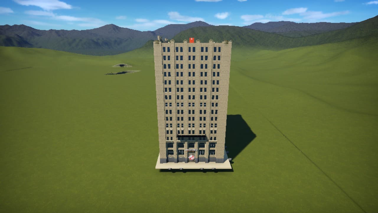 Kansas City Power and Light building bottom section — Planet Coaster Steam Workshop preview image