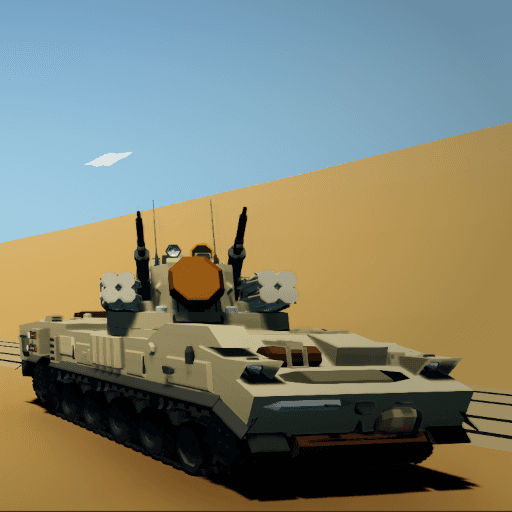 2S6M/2K22M "Tunguska" Desert Version — Stormworks: Build and Rescue Workshop preview