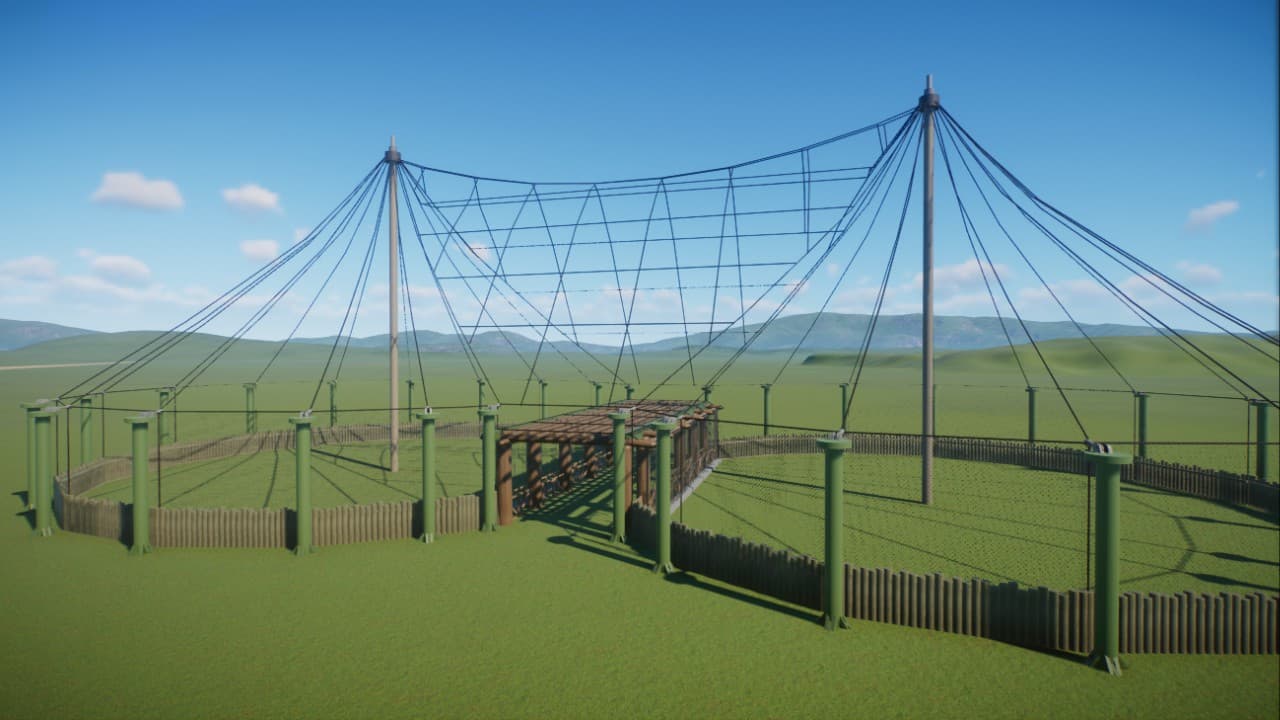 Condor Aviary Frame by CaptainCallum — Planet Zoo Workshop preview