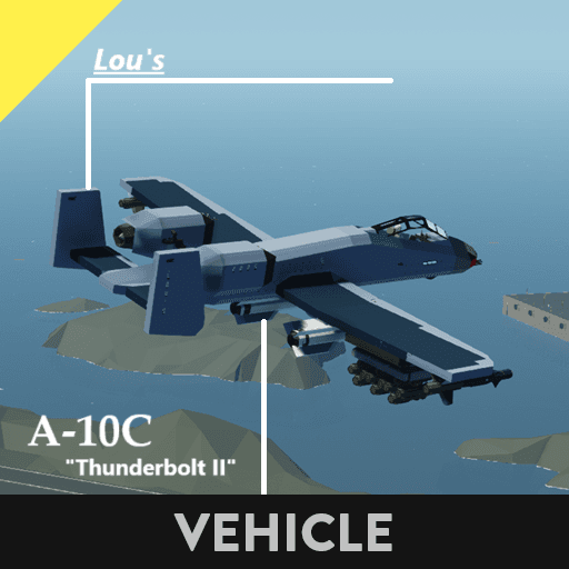 CWDG | Lou's A-10C Thunderbolt II (Warthog) — Stormworks: Build and Rescue Workshop preview