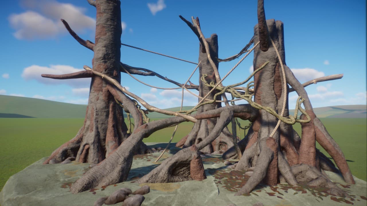 Indonesian Jungle Climbing Frame by CaptainCallum — Planet Zoo Workshop preview