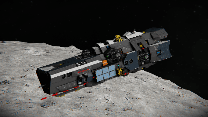 Phobos Class Corvette MK2 — Space Engineers Workshop preview