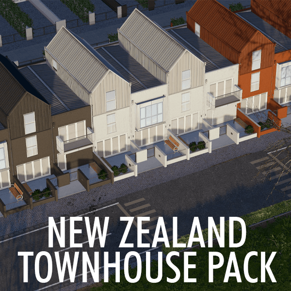 New Zealand Townhouse Pack — Cities: Skylines Steam Workshop preview image