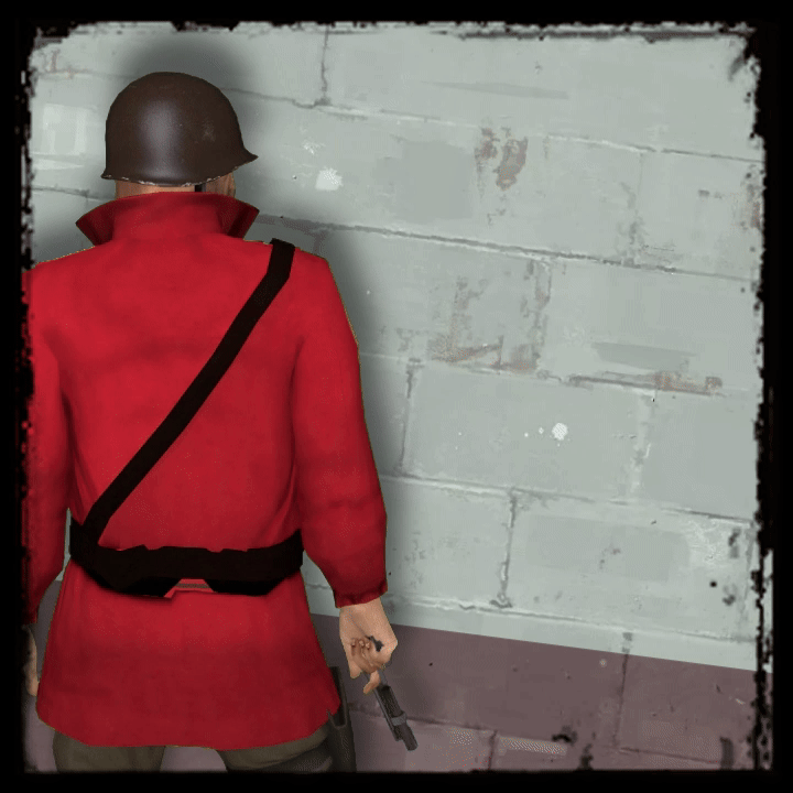 Left 4 Dead styled soldier over Bill (RED) — Left 4 Dead 2 Steam Workshop preview image
