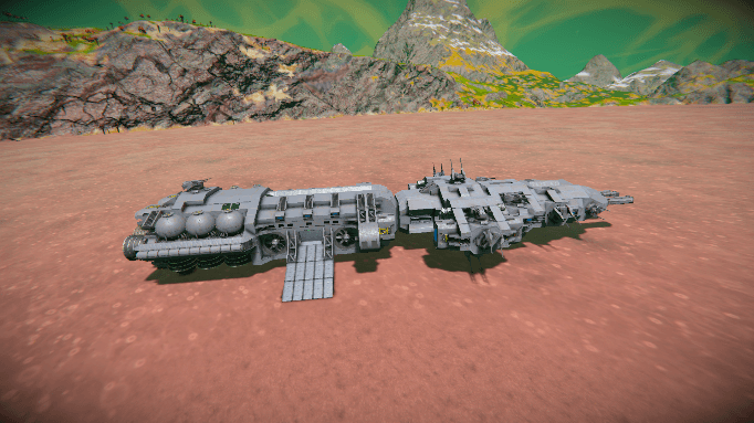 Twin fly prototip — Space Engineers Workshop preview