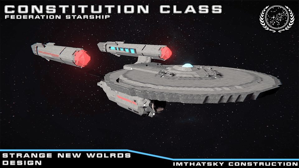 [SNW] CONSTITUTION CLASS — Space Engineers Steam Workshop preview image