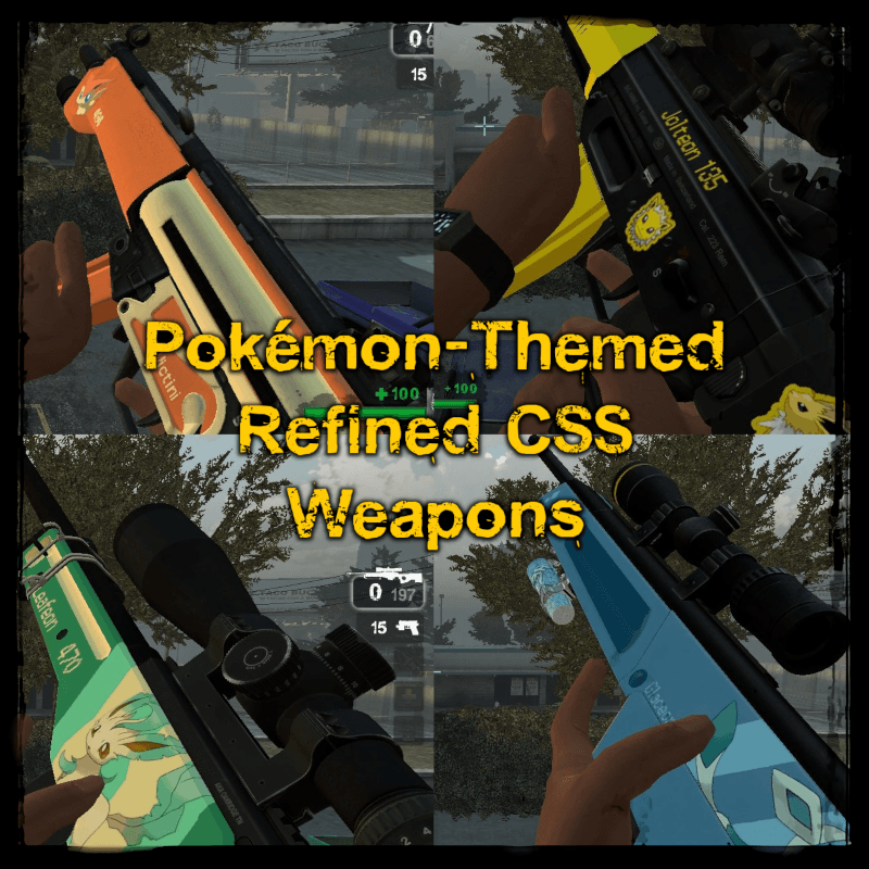 Pokémon-Themed Refined CSS Weapons — Left 4 Dead 2 Workshop preview