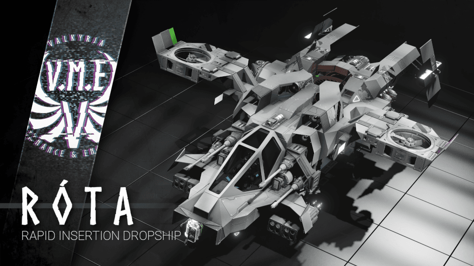 VME Rota - Rapid Insertion Dropship — Space Engineers Steam Workshop preview image