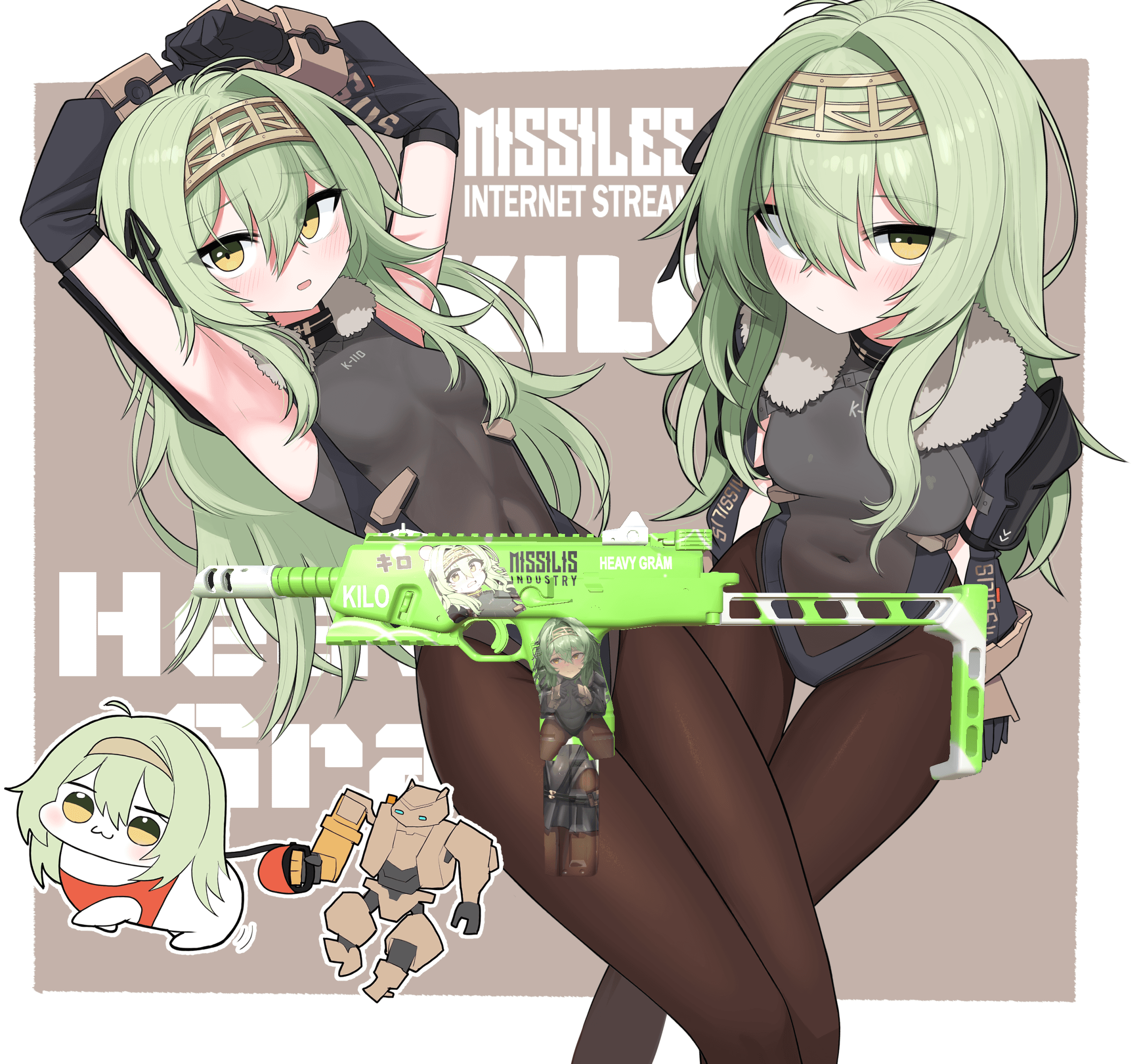 胜利女神：nikke 吉洛主题uzi
 — Left 4 Dead 2 Steam Workshop preview image