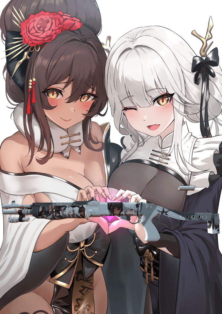 胜利女神：nikke 双子兔主题主题spas-12 — Left 4 Dead 2 Steam Workshop preview image