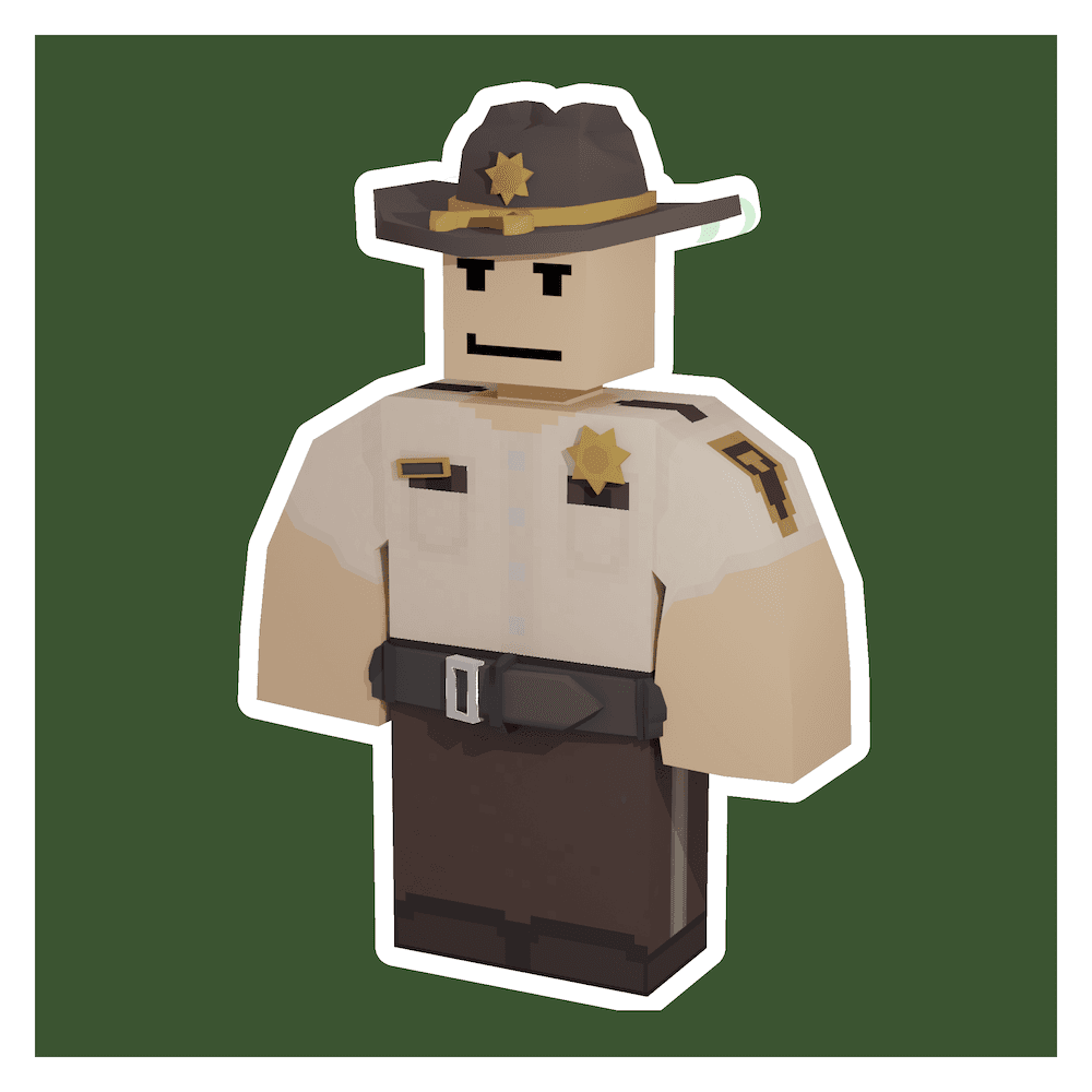 Turtle's Sheriff Outfit - UWD — Unturned Steam Workshop preview image