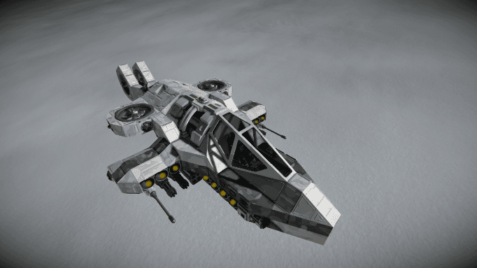 HXE AG-25C Swallow Attack Craft (Arctic) — Space Engineers Workshop preview