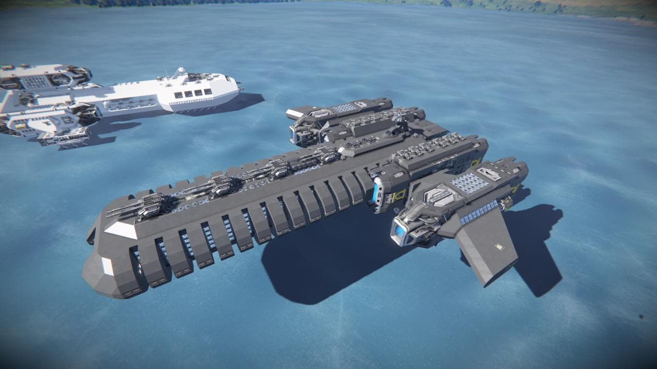 The Gun Ship — Space Engineers Workshop preview