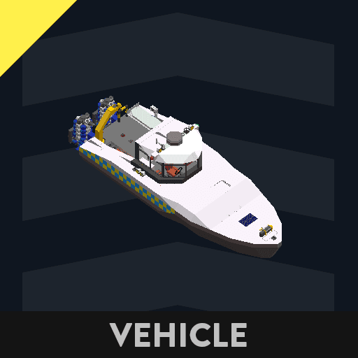 Police boat — Stormworks: Build and Rescue Workshop preview