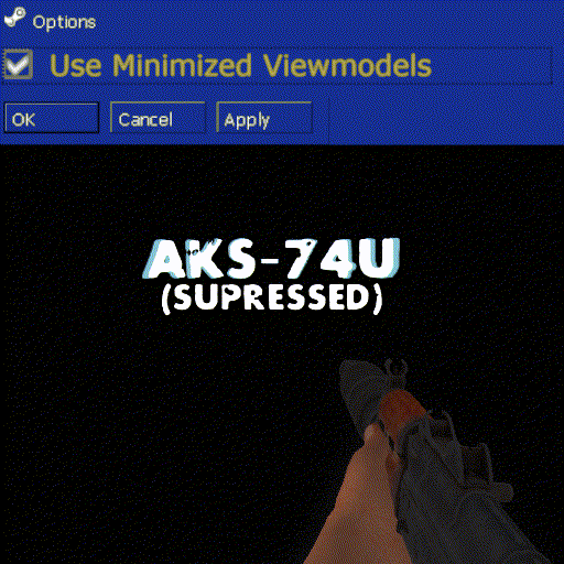 AKS-74U S [Min] — Left 4 Dead 2 Steam Workshop preview image