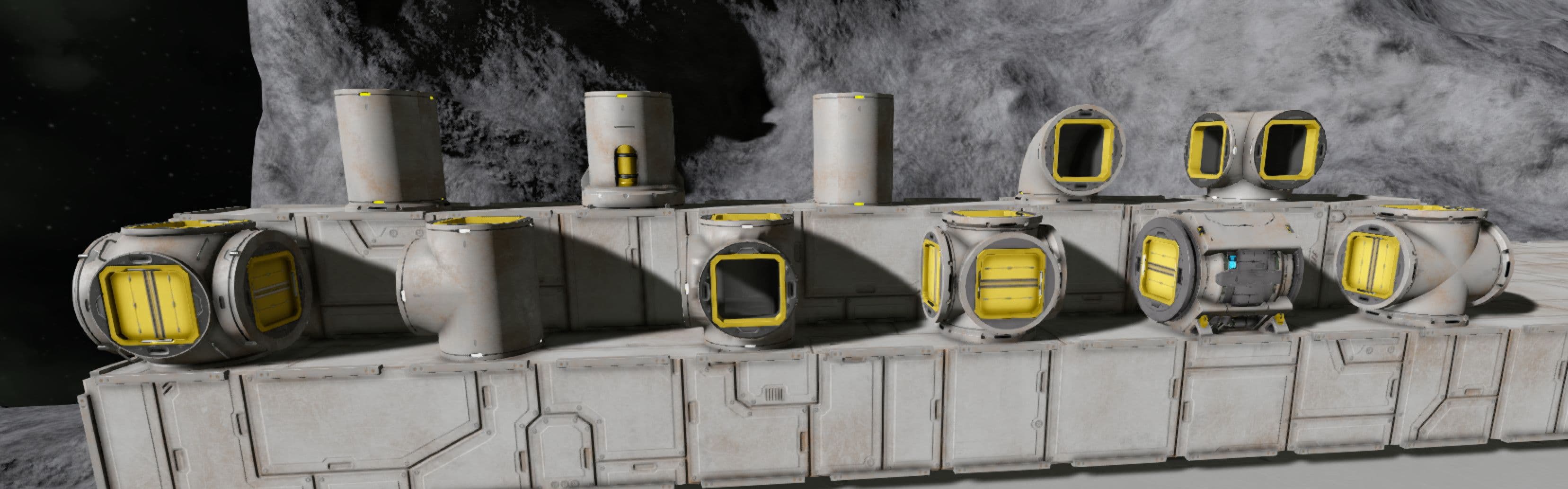 Ground Wars More Pipes & Conveyor’s — Space Engineers Workshop preview