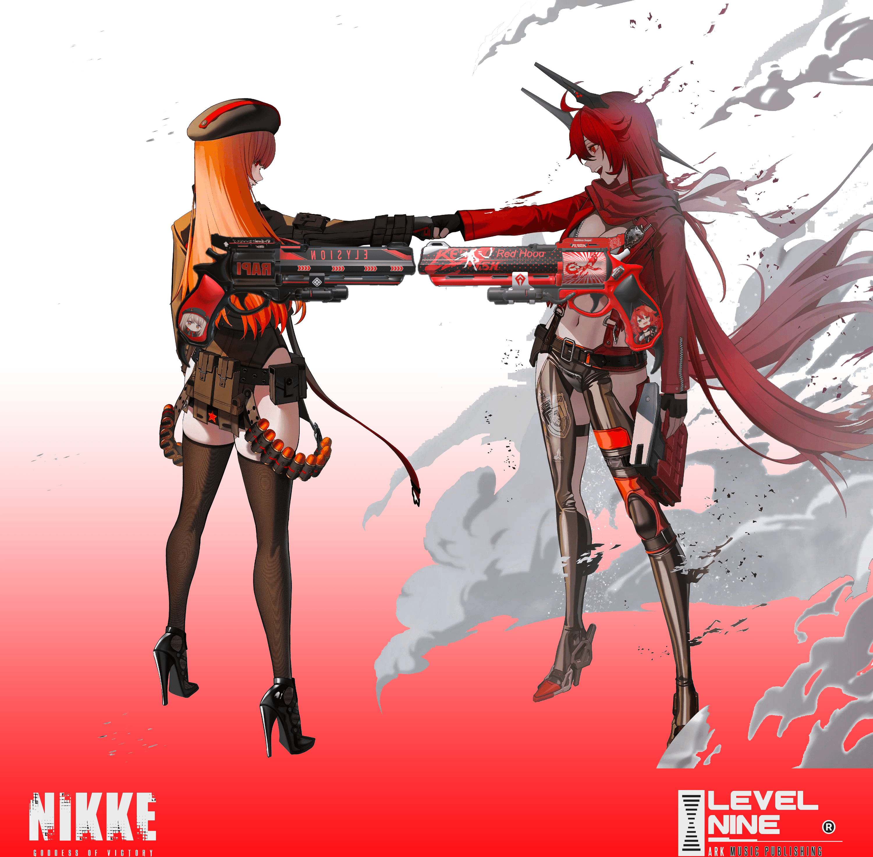 胜利女神：nikke 拉毗&小红帽渐变马格南
 — Left 4 Dead 2 Steam Workshop preview image