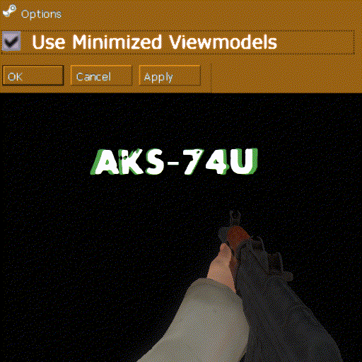 AKS-74U [Min] — Left 4 Dead 2 Steam Workshop preview image