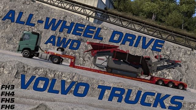 Volvo Trucks AWD (All-Wheel Drive) | Volvo FH3, FH4, FH5, FH6 — Euro Truck Simulator 2 Steam Workshop preview image