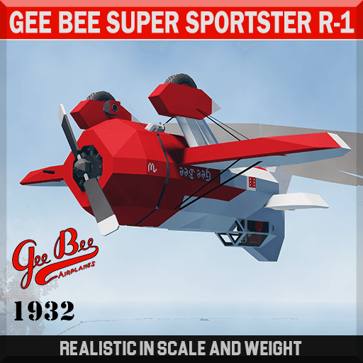 Gee Bee Super Sportster R-1 — Stormworks: Build and Rescue Steam Workshop preview image