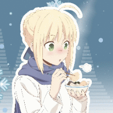 【fate/卫宫家今天的饭/saber/冬】阿尔托莉雅·潘德拉贡 — Wallpaper Engine Workshop preview