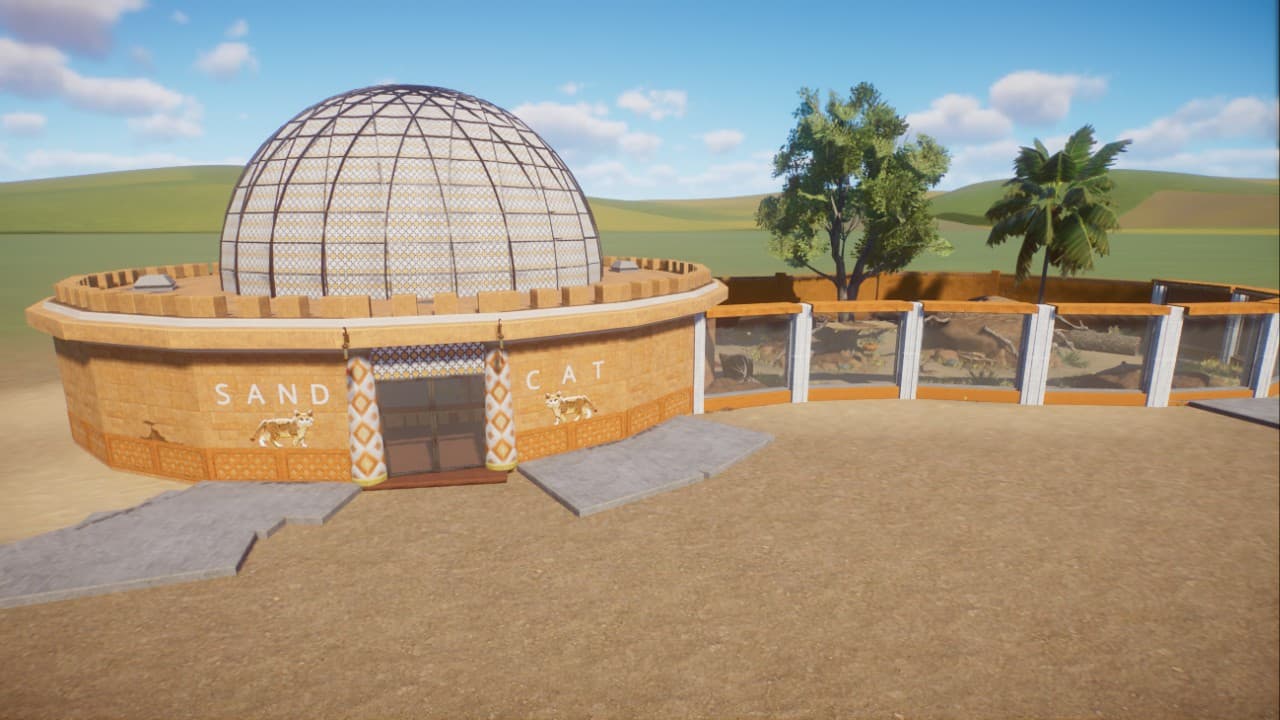 Sand Cat habitat — Planet Zoo Workshop preview
