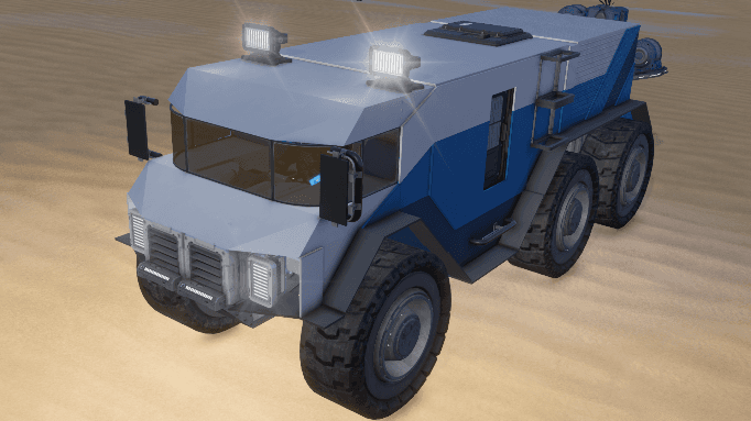 Burlak 6x6 — Space Engineers Workshop preview