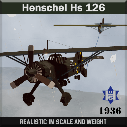 Henschel Hs 126 — Stormworks: Build and Rescue Steam Workshop preview image