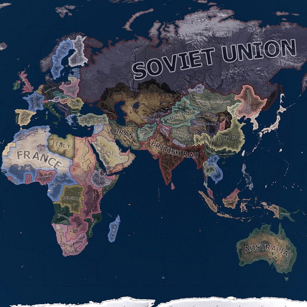 1/4 World Map Updated 1.16 — Hearts of Iron IV Steam Workshop preview image