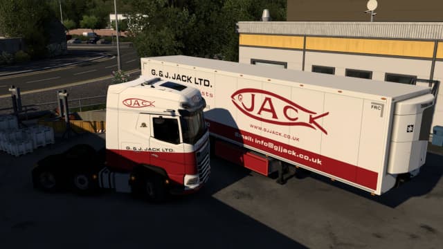 G. & J. Jack Ltd Fridge Trailer — Euro Truck Simulator 2 Steam Workshop preview image