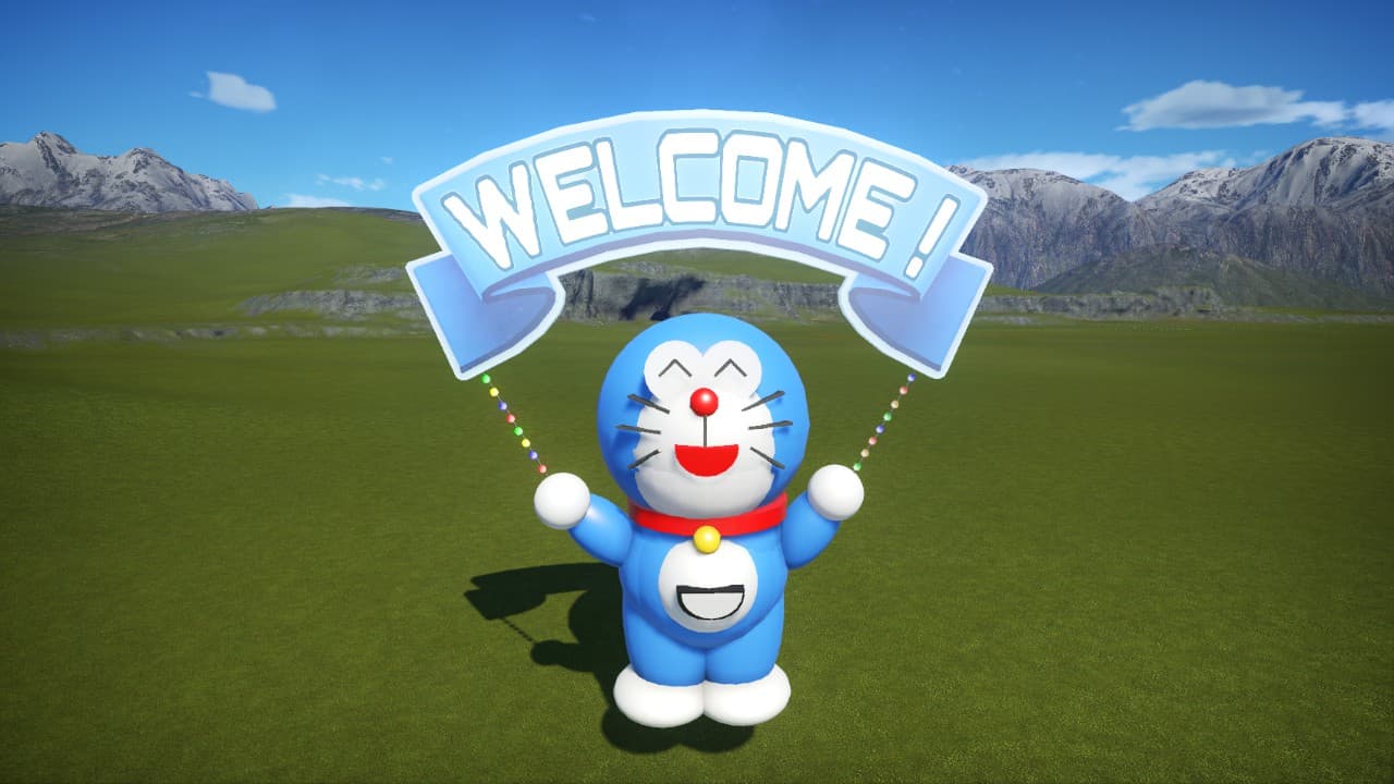 Doraemon - Welcome — Planet Coaster Workshop preview