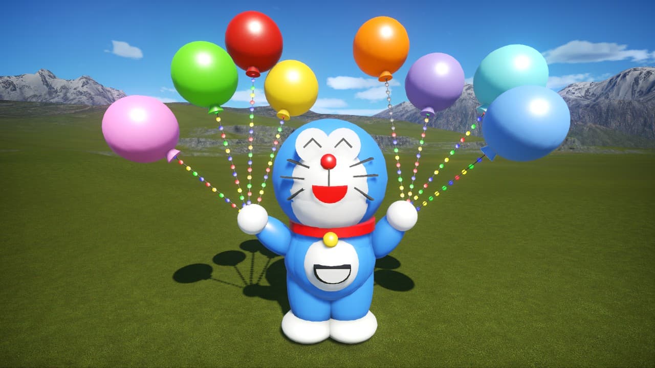 Doraemon - Balloon — Planet Coaster Workshop preview