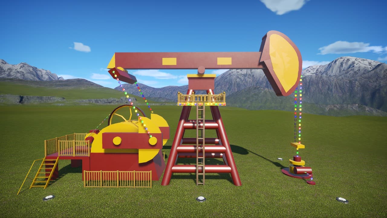 Oil Pumpjack — Planet Coaster Workshop preview