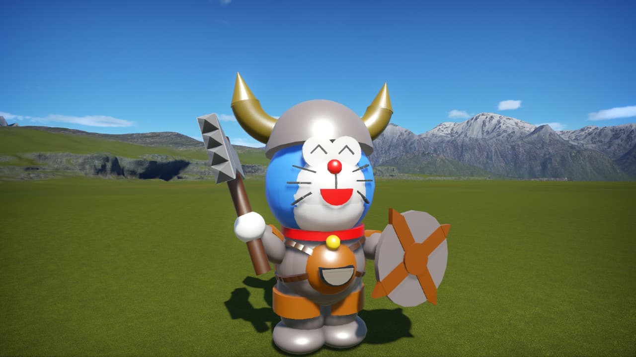 Doraemon - Viking Warrior — Planet Coaster Steam Workshop preview image