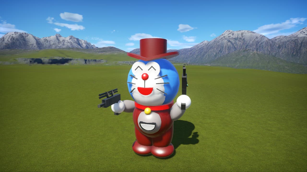 Doraemon - Cowboy — Planet Coaster Steam Workshop preview image