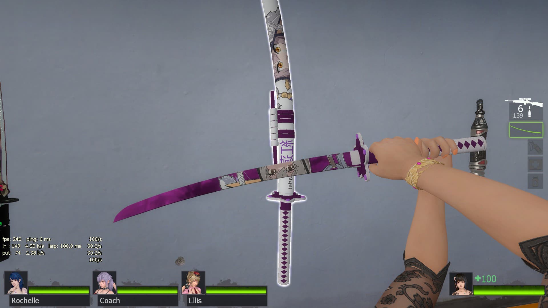 胜利女神：nikke 红莲武士刀
 — Left 4 Dead 2 Steam Workshop preview image