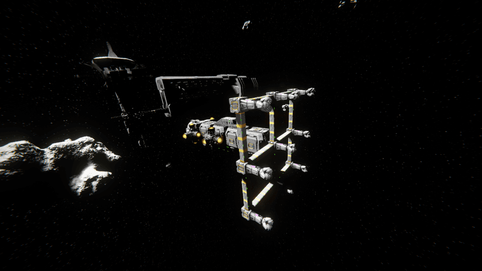 Overwhelmer Class Asteroid Miner — Space Engineers Steam Workshop preview image