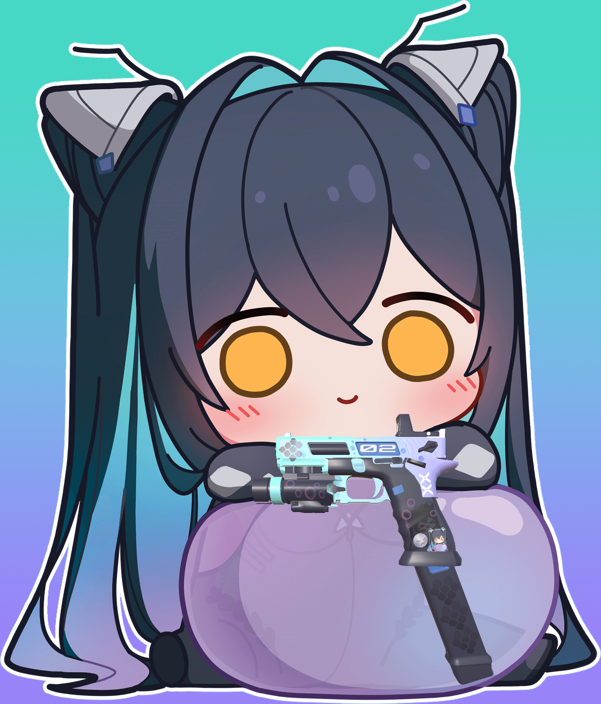 胜利女神：nikke 赛莲涂装glock18c
 — Left 4 Dead 2 Steam Workshop preview image