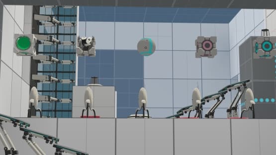 The protectors of the five cubes — Portal 2 Workshop preview