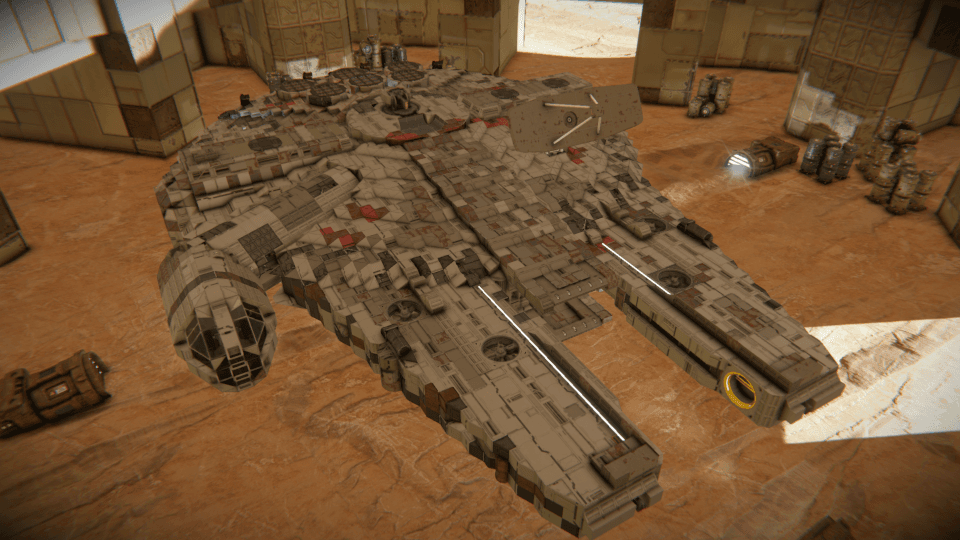 Star Wars | Millennium Falcon (2024 version, unmodded) — Space Engineers Steam Workshop preview image