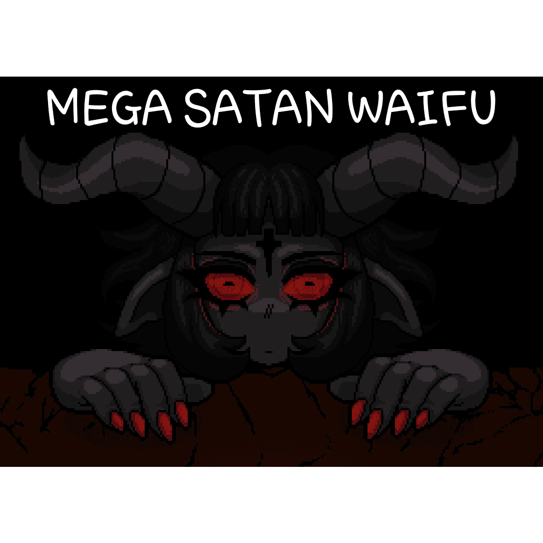 Mega Satan and Satan Waifu (from Booba Bosses) — The Binding of Isaac: Rebirth Steam Workshop preview image