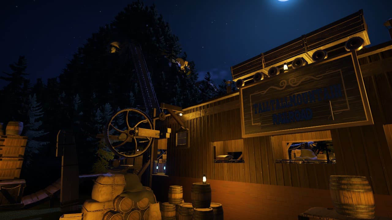 TALL TALL MOUNTAIN RAILROAD — Planet Coaster Workshop preview