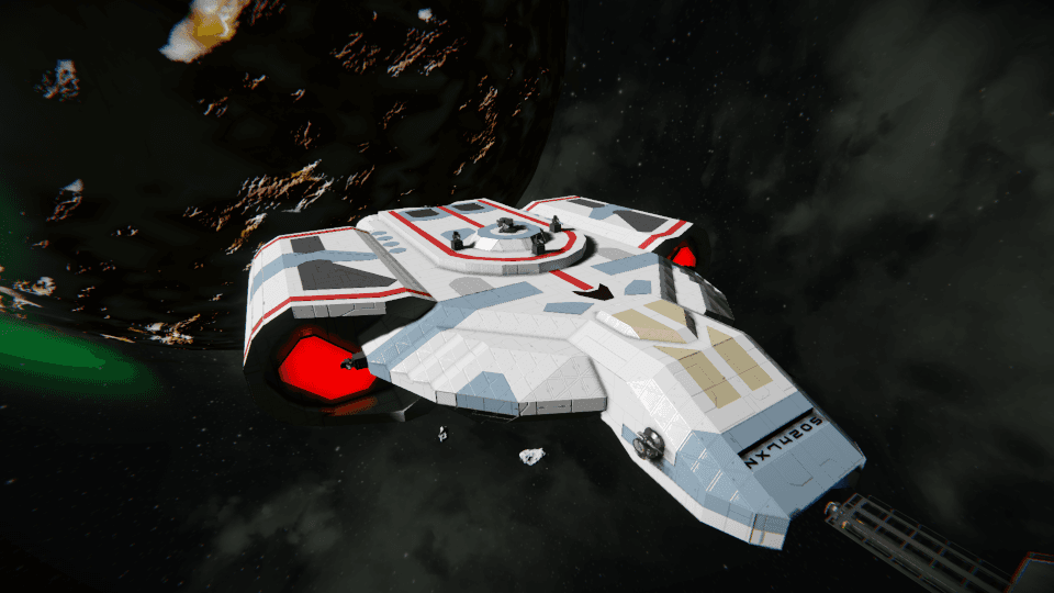 U.S.S. Defiant (Vanilla, Scripts Optional) — Space Engineers Workshop preview
