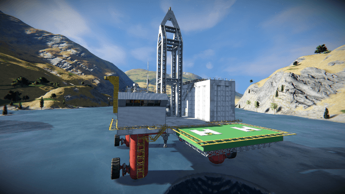 Offshore Ice Rig (Modded) — Space Engineers Steam Workshop preview image