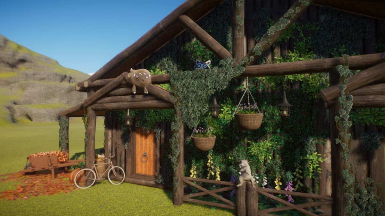 Cabin in the Woods Staff Room + Keeper Hut — Planet Zoo Steam Workshop preview image