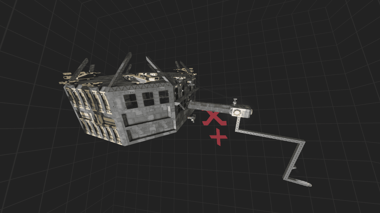 HSW E.C.H.O Station — Space Engineers Steam Workshop preview image