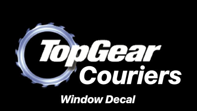 Top Gear Couriers Ltd Scania R Window Decal — Euro Truck Simulator 2 Workshop preview